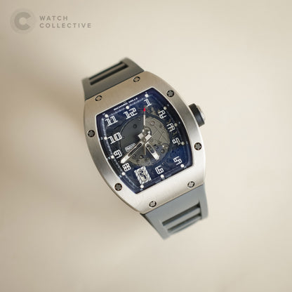 Richard Mille Titanium Skeleton dial rubber strap 38x45 automatic RM005 AE TI