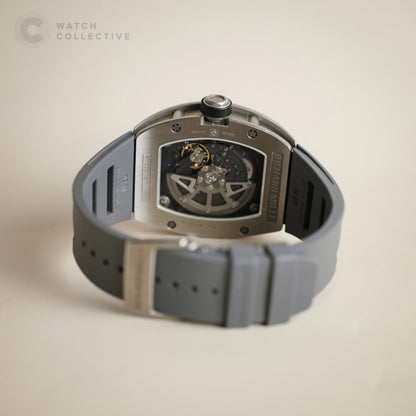 Richard Mille Titanium Skeleton dial rubber strap 38x45 automatic RM005 AE TI