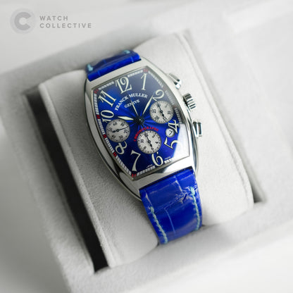 COMPLETE SET Franck Muller Cintree Curvex Stainless Steel 36x50mm Automatic 7880 CC AT