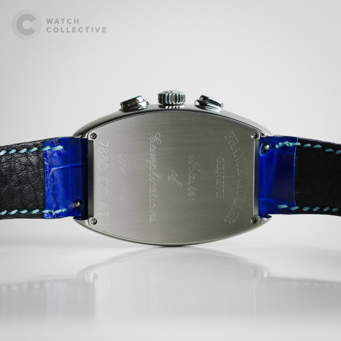 COMPLETE SET Franck Muller Cintree Curvex Stainless Steel 36x50mm Automatic 7880 CC AT