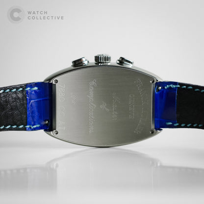 COMPLETE SET Franck Muller Cintree Curvex Stainless Steel 36x50mm Automatic 7880 CC AT