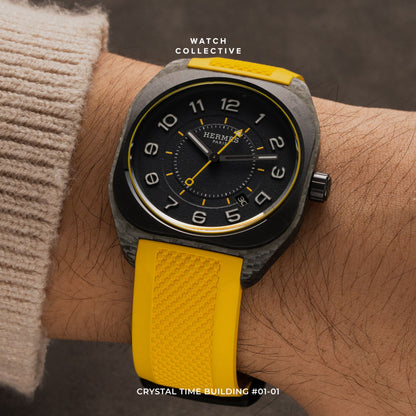 Hermes H08 Yellow Carbon Titanium 39mm Automatic SP1.746