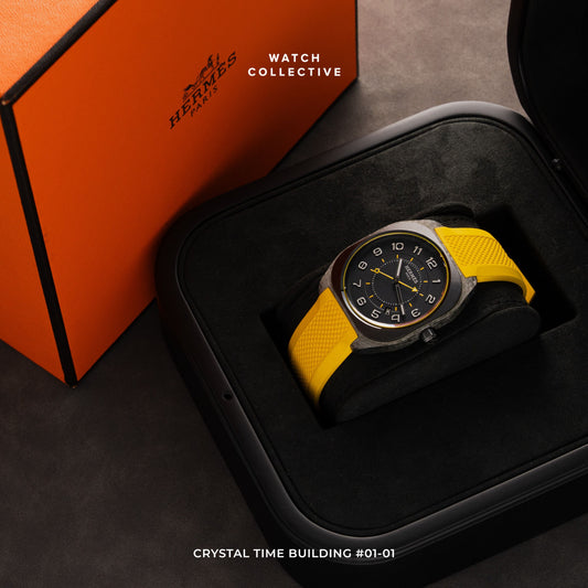 Hermes H08 Yellow Carbon Titanium 39mm Automatic SP1.746
