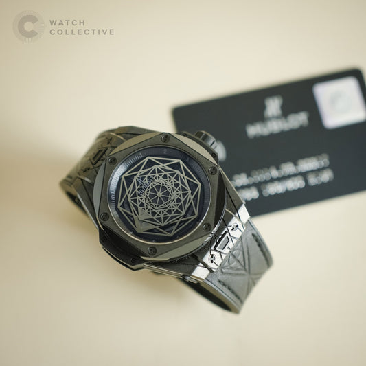 Hublot Big Bang Sang Bleu black dial 45mm Ceramic automatic 415.CX.1114.VR.MXM17