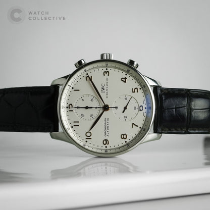 IWC Portuguese Chronograph Stainless steel 41mm automatic IW371401