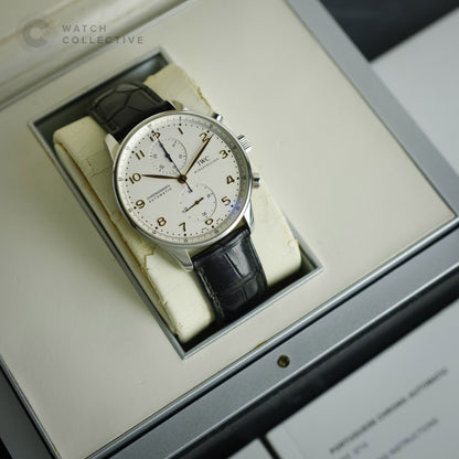 IWC Portuguese Chronograph Stainless steel 41mm automatic IW371401
