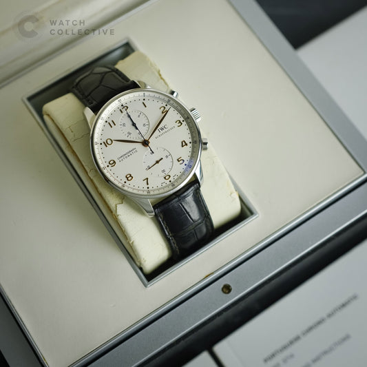 IWC Portuguese Chronograph Stainless steel 41mm automatic IW371401