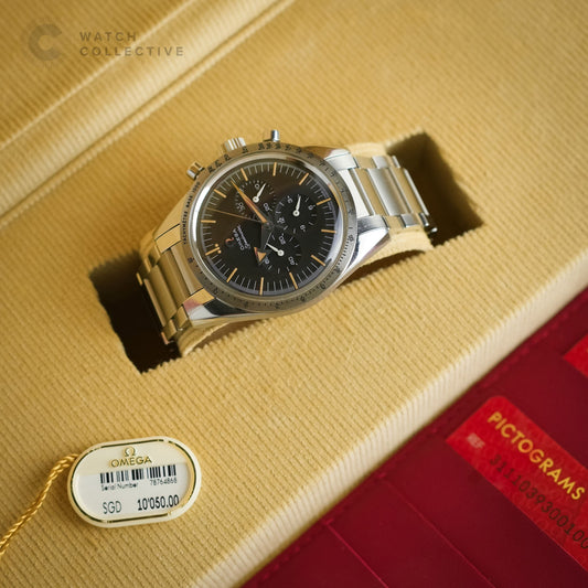 Omega Speedmaster Trilogy Stainless Steel 38mm manual 311.10.393.001.001