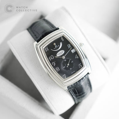 🎁Complete Set🥰 Parmigiani Fleurier Ionica Hebdomadaire 8 days white gold 34 x 45mm manual C02060