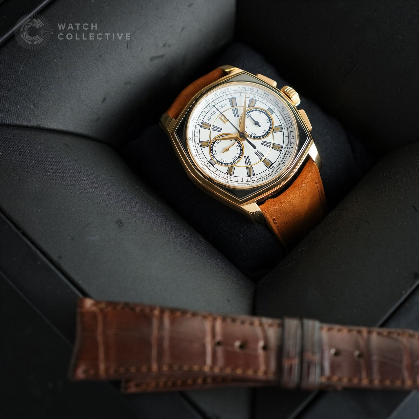 Roger Dubuis La Monégasque Chronograph 18k Rose Gold 44mm Automatic RDDBMG0008
