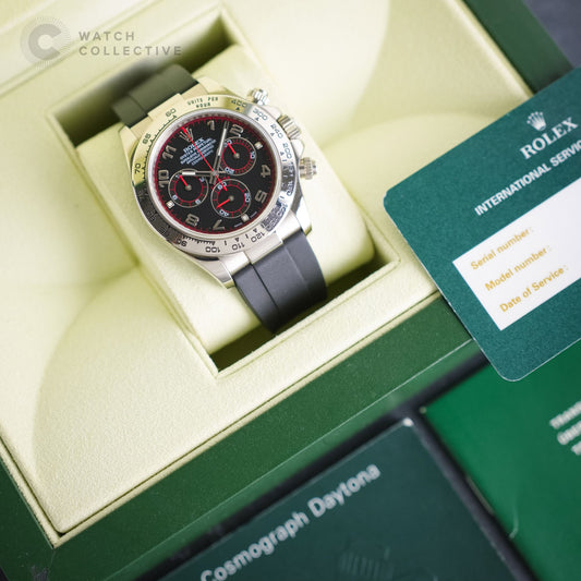 Rolex Cosmograph Daytona Spyder Black Dial 18k White Gold 40mm automatic 116519