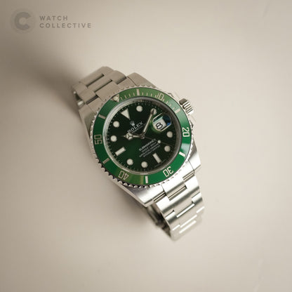 Rolex Submariner Date Hulk Stainless Steel 40mm Automatic 11610LV