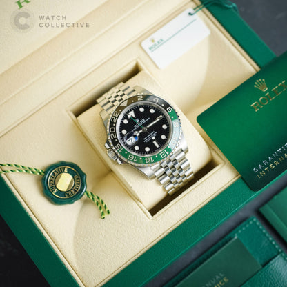 Rolex "SPRITE" GMT Master Ⅱ Stainless Steel Black dial 40mm 126720VTNR