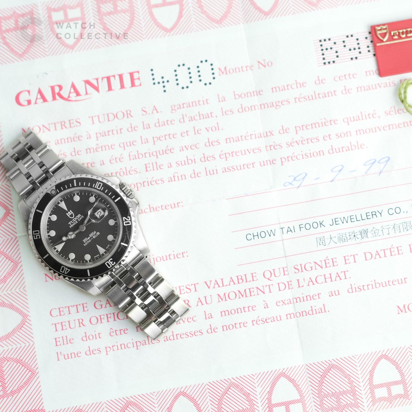 Tudor Prince Date Mini Submariner 34mm automatic 73190