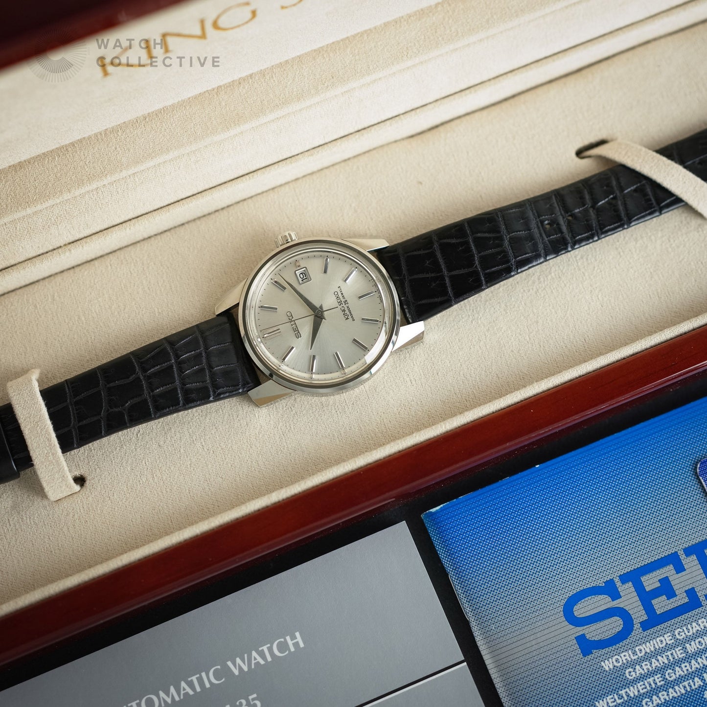 King Seiko Stainless steel 37mm automatic 6L35-00D0