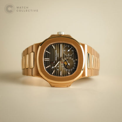Patek Philippe Nautilus Moonphase Rose Gold Bracelet 40mm automatic 5712/1R