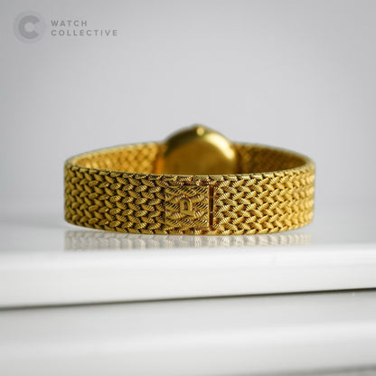 Piaget Coral Dial 18k Yellow Gold integrated bracelet 24mm Manual 9040 D 3