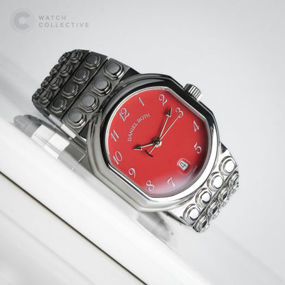 Daniel Roth Automatic Date Coral Stainless steel 32mm 177.J.10.506.B1.BD