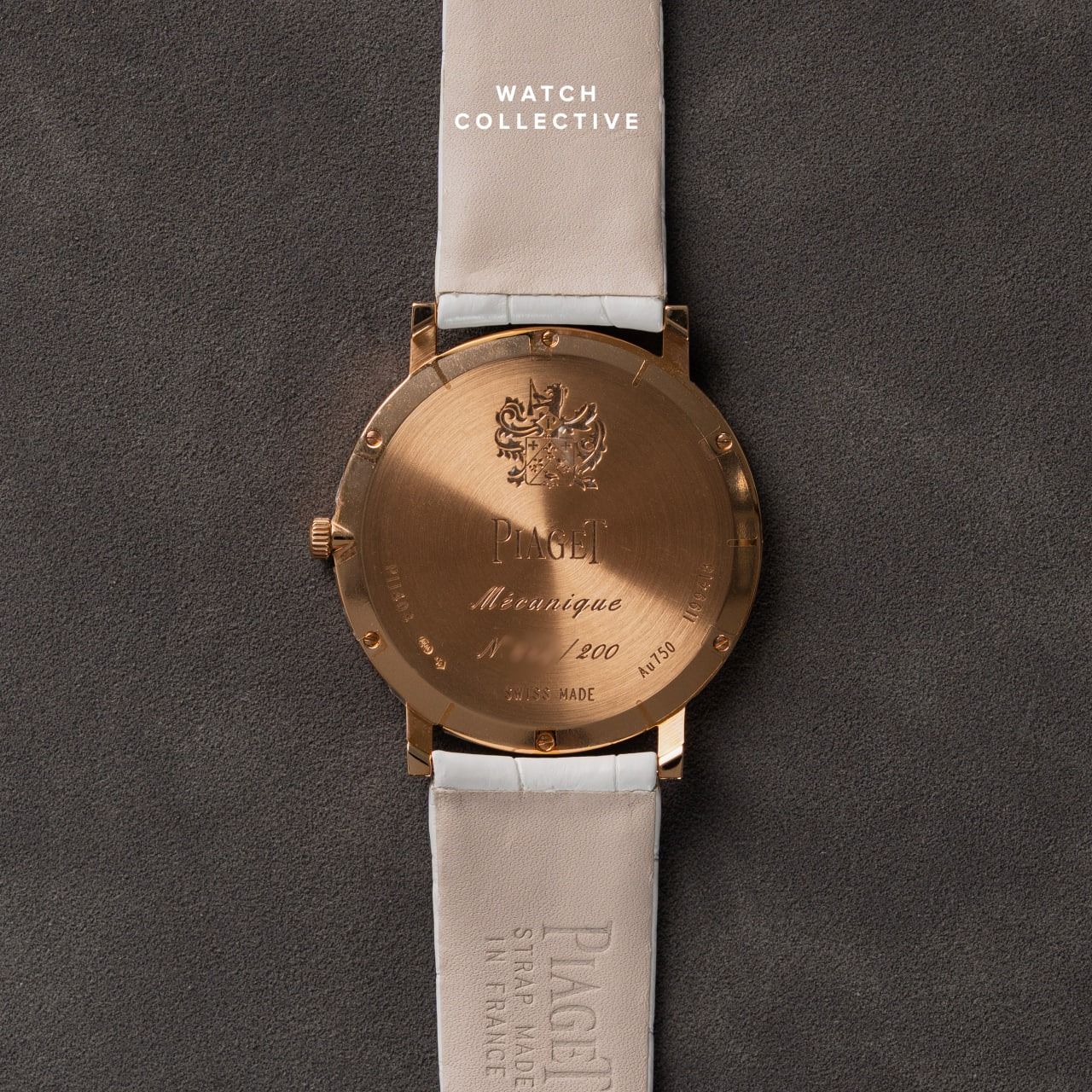 Piaget Altiplano White Dial 18k Rose Gold 38mm Manual G0A42110