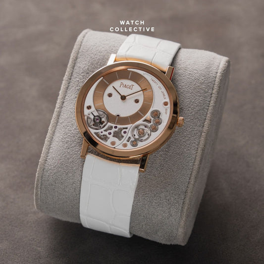 Piaget Altiplano White Dial 18k Rose Gold 38mm Manual G0A42110