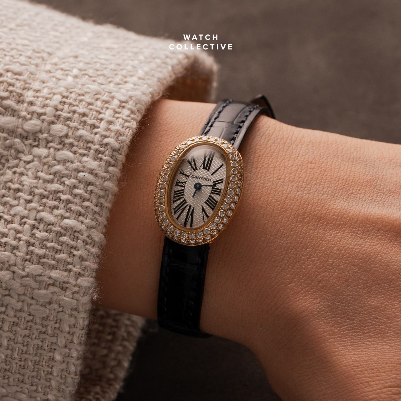 Cartier Baignoire 18k Yellow Gold 18mm quartz WB51151