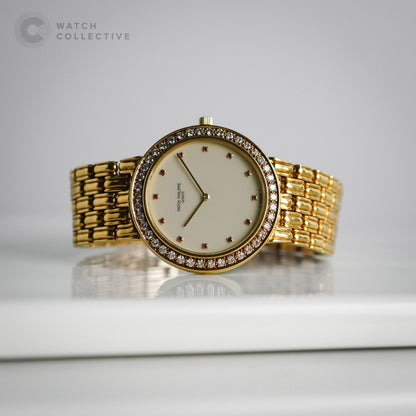 Patek Philippe Calatrava Diamond 18k Yellow gold 32mm manual 3914/1