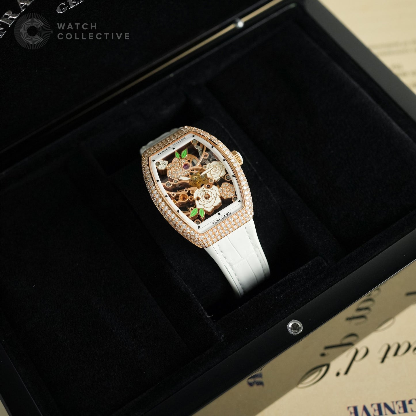 Franck Muller Vanguard Rose Skeleton