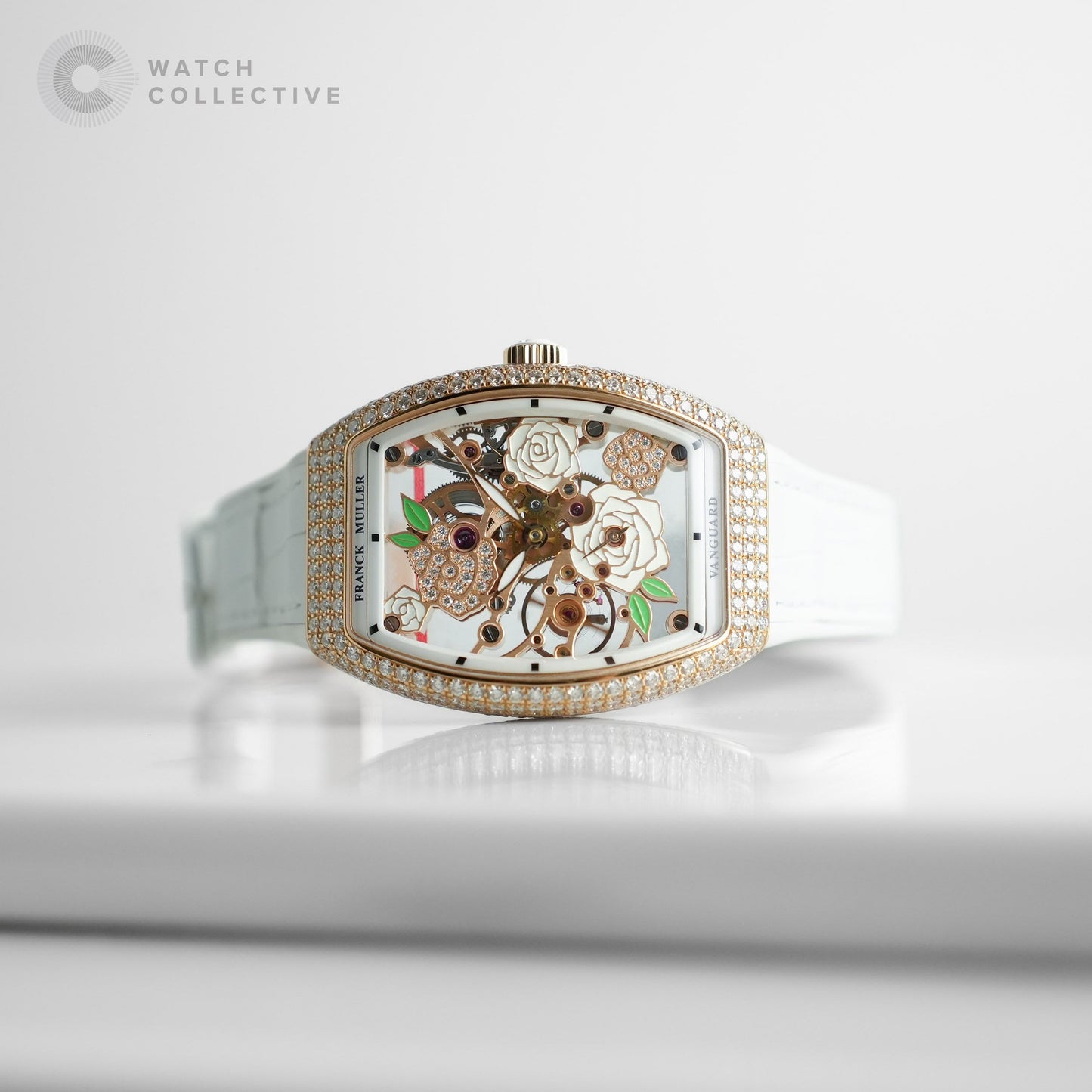 Franck Muller Vanguard Rose Skeleton