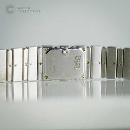 Piaget Polo 18k white gold diamond quartz 14mm 15201 C 701
