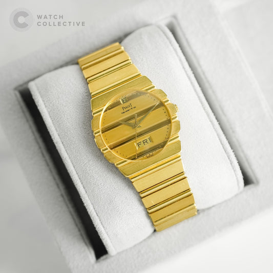 Piaget Vintage Polo 18K Yellow Gold 32mm Quartz