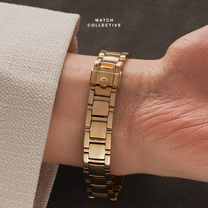 Patek Philippe Lady Nautilus Diamond Dial 18k Yellow Gold 27mm Quartz 4700
