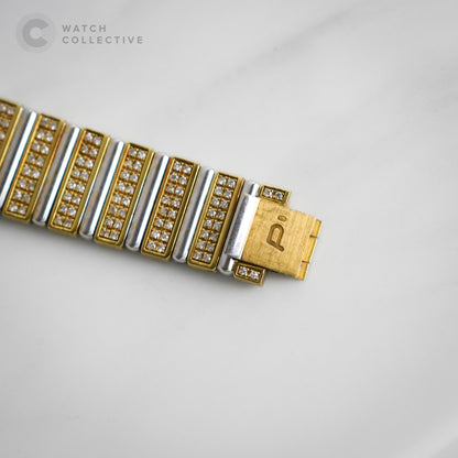 Piaget Polo Full Pave Diamond Factory Set 791 C 725 30mm Quartz