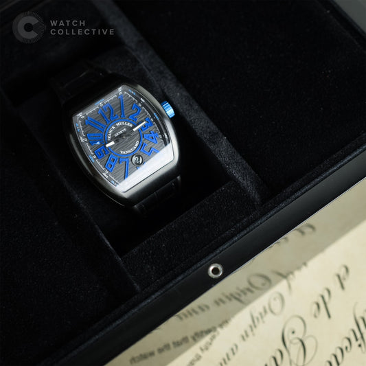 Franck Muller vanguard V41 PVD blue numerals