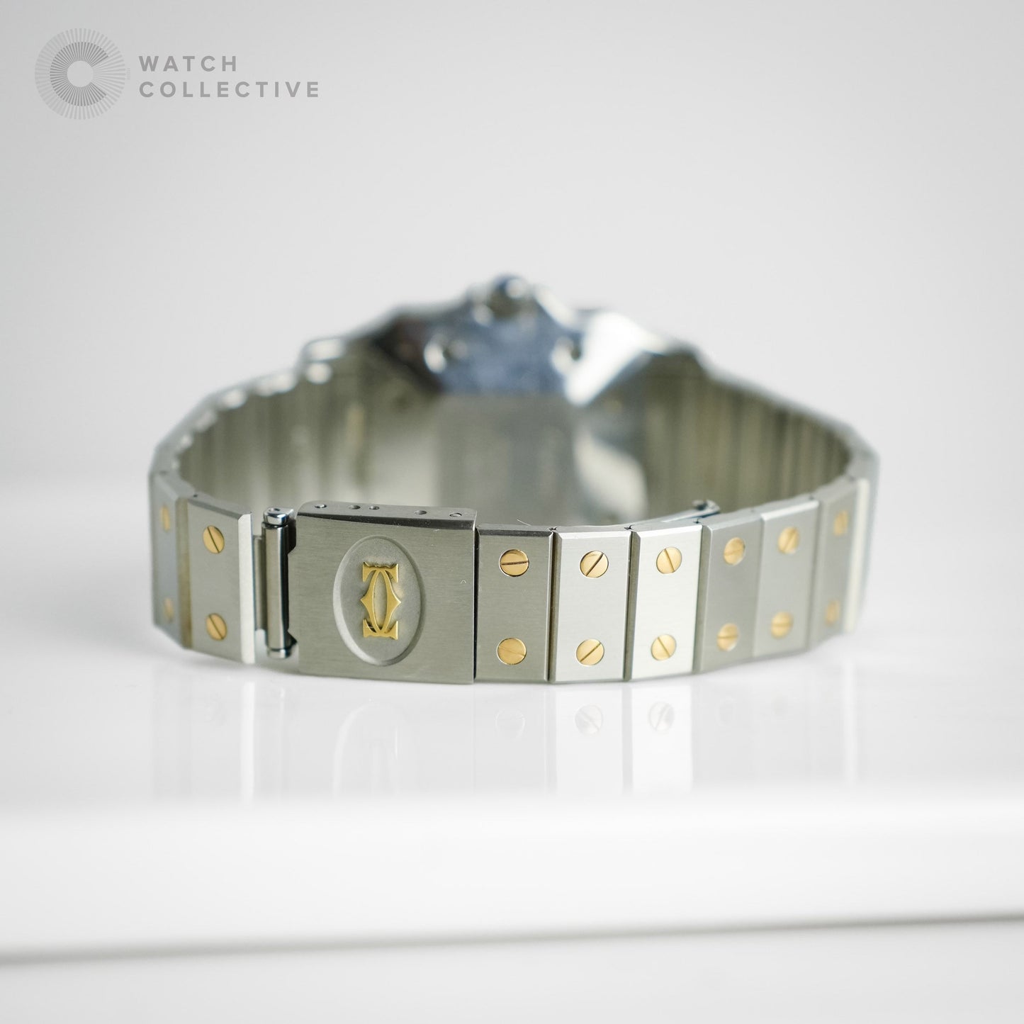 Cartier Santos Carree Two Tone Stainless Steel Automatic 2961