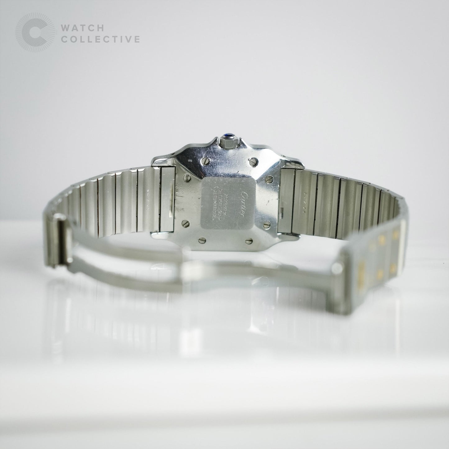 Cartier Santos Carree Two Tone Stainless Steel Automatic 2961