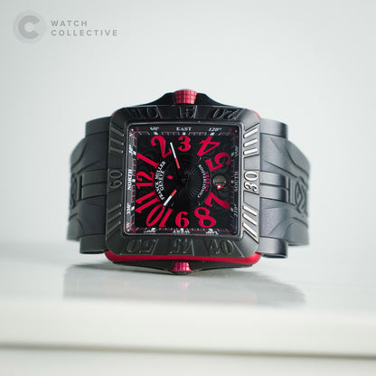 Full Set - Franck Muller Conquistador Cortez Titanium Automatic 44mm rubber strap 10900 SC DT GPG