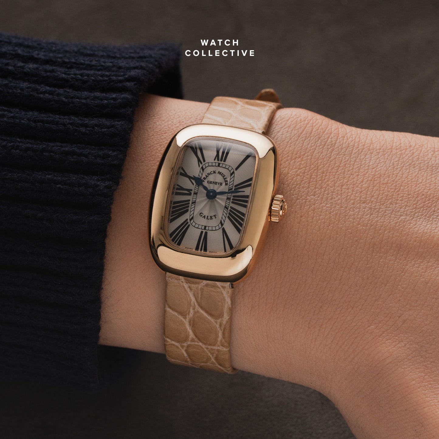 Franck Muller Galet 18k Rose Gold 22mm quartz 3002 P QZ R
