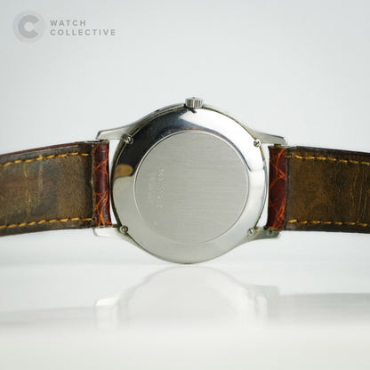 Jaeger Le Coultre Moonphase 18k yellow gold white dial 34mm 141.119.5