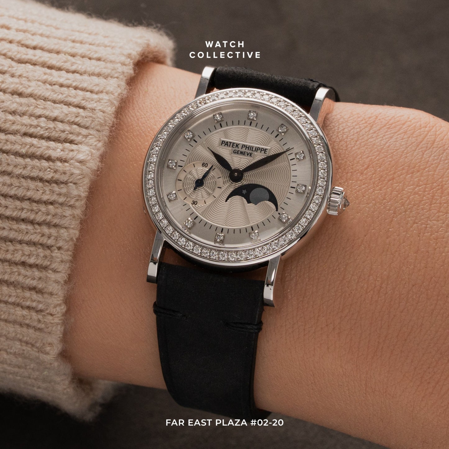 Patek Philippe Calatrava MOP dial 18k White Gold 31mm manual 4858G-001