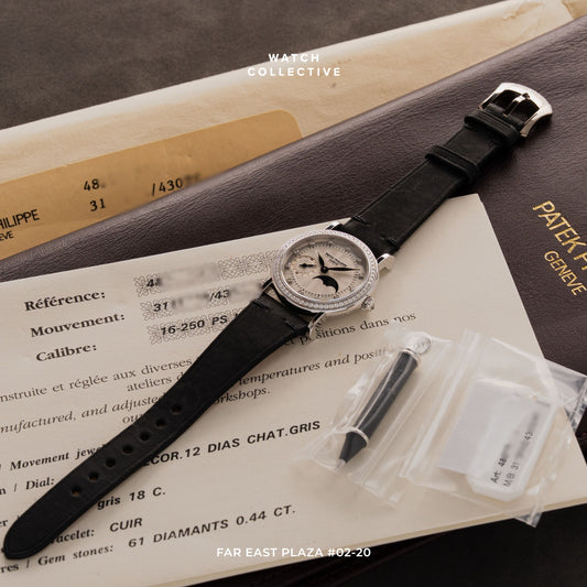 Patek Philippe Calatrava MOP dial 18k White Gold 31mm manual 4858G-001