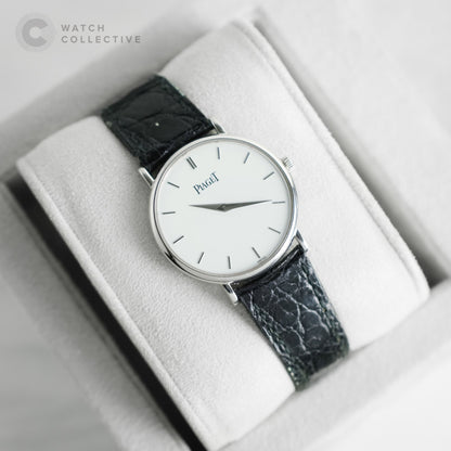 Piaget Altiplano 18k White Gold 30mm quartz 8025N