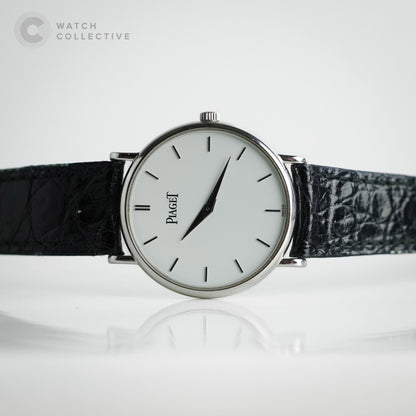 Piaget Altiplano 18k White Gold 30mm quartz 8025N