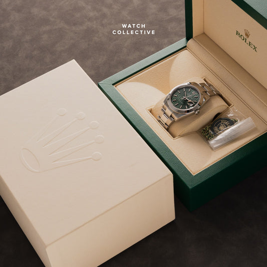 Rolex DateJust Green Verde Dial Stainless Steel 41mm Automatic