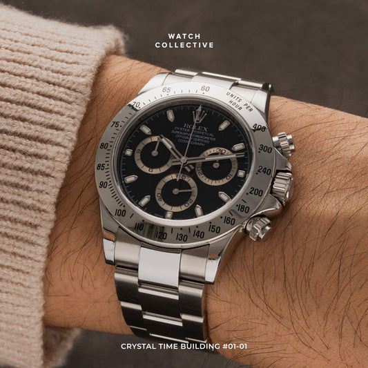 Rolex Daytona Black Dial Stainless Steel 40mm Automatic 116520