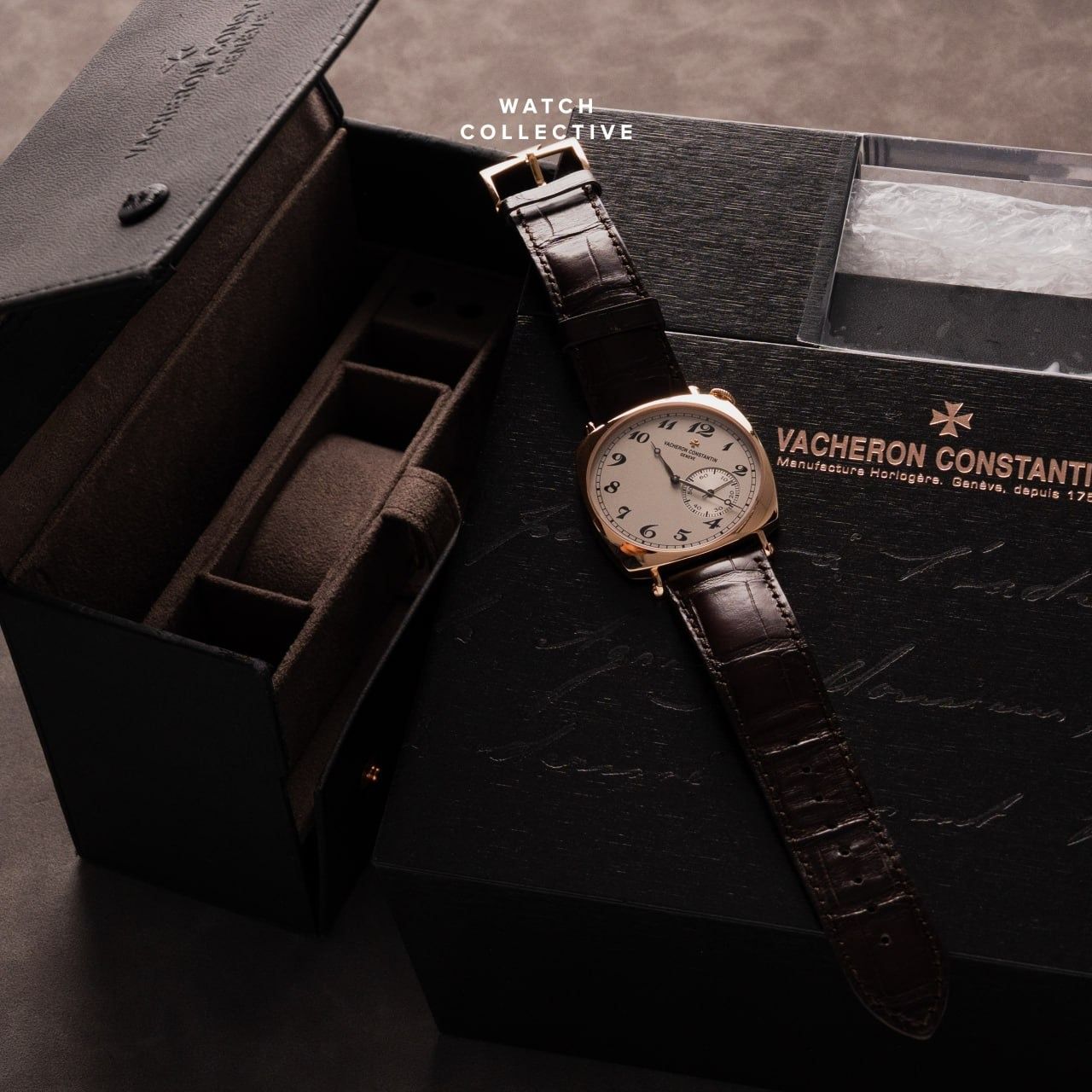 Vacheron Constantin Historiques American 18k Pink Gold 40mm manual X82R1316