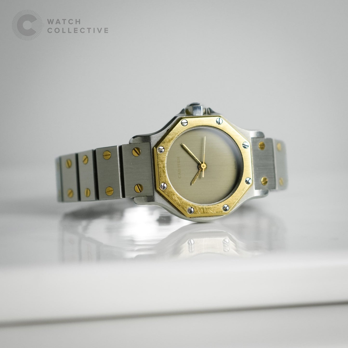 Cartier Santos Octagon Ghost Two Tone Stainless steel 25mm automatic 0907