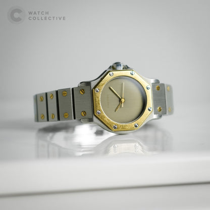 Cartier Santos Octagon Ghost Two Tone Stainless steel 25mm automatic 0907
