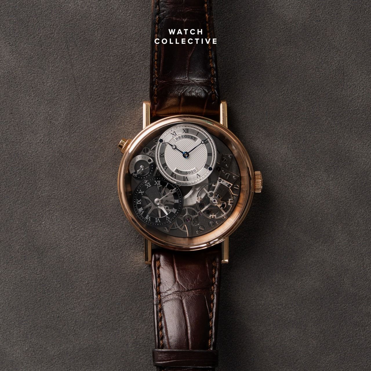 Breguet Tradition GMT 18k Rose Gold 41mm Manual 7067