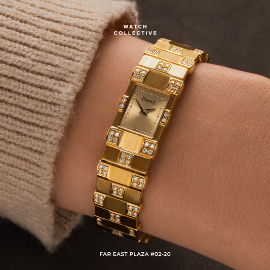 Piaget Mini Polo 18k Yellow gold 14mm quartz 15281 C 581