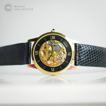 Universal Geneve 18k yellow gold skeleton 30mm manual 06532